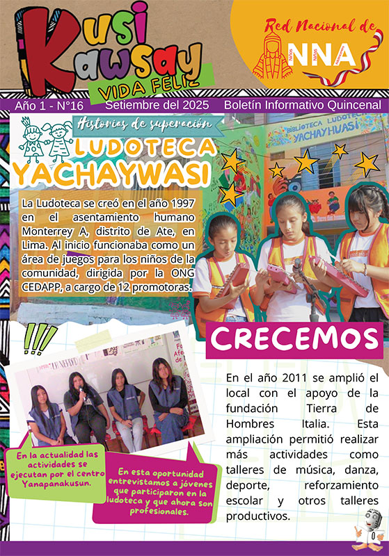 Boletín N° 16: Yachaywasi