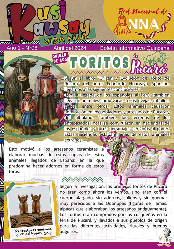 Boletín N° 6: Torito de Pucará